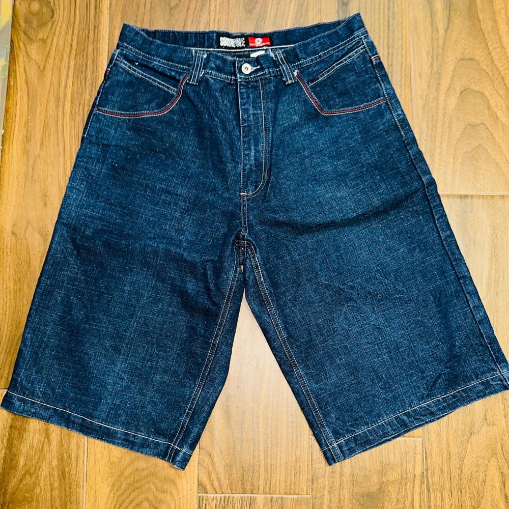 Men's Blue Denim South Pole Shorts